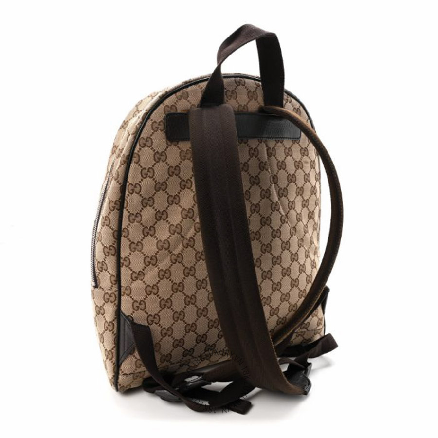 Balo Gucci Monogram Travel Backpack Dark Brown NFPG621