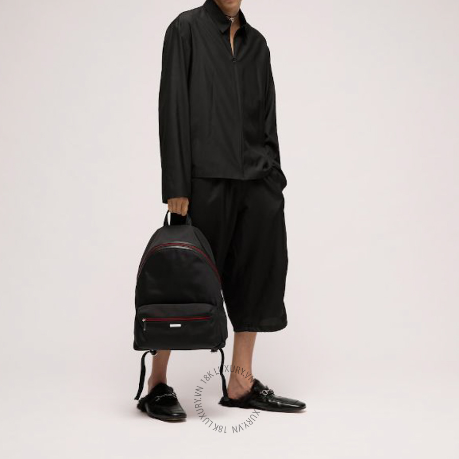 Balo Gucci Tag medium backpack A0020S FAGLV 1000 GFD451 18 Balo Gucci Tag medium backpack A0020S FAGLV 1000 GFD451