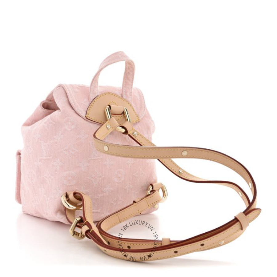 Balo Louis Vuitton Denim Venice Washed Pink NSBD811