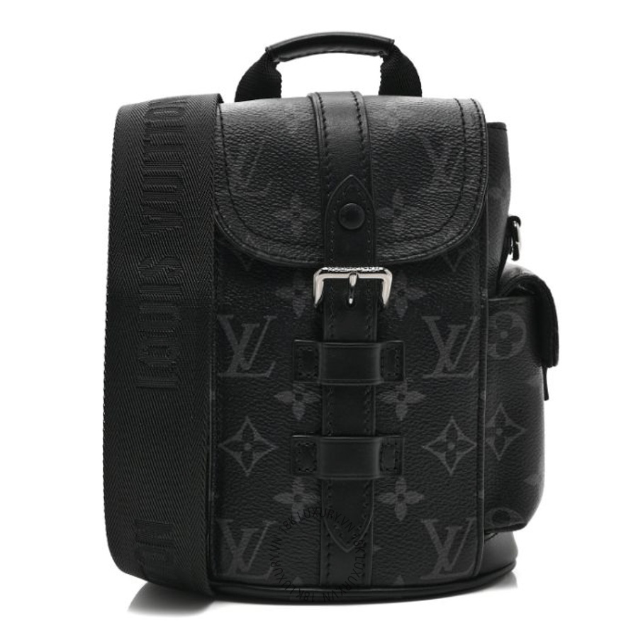 Balo Louis Vuitton Monogram Eclipse Nano Christopher Backpack Black MNGR050