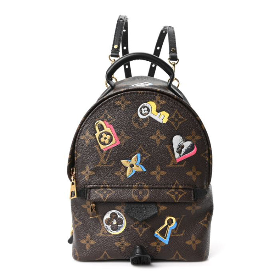 Balo Louis Vuitton Monogram Love Lock Palm Springs Backpack Mini QWE1724