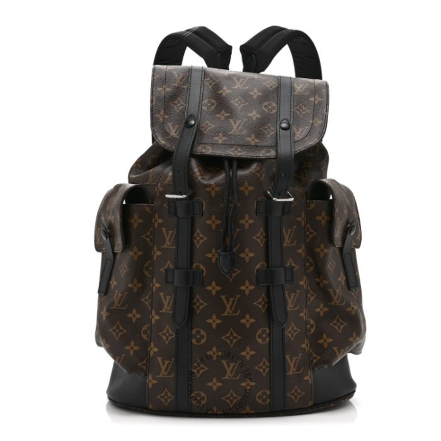 Balo Louis Vuitton Monogram Macassar Christopher MM NSBD136