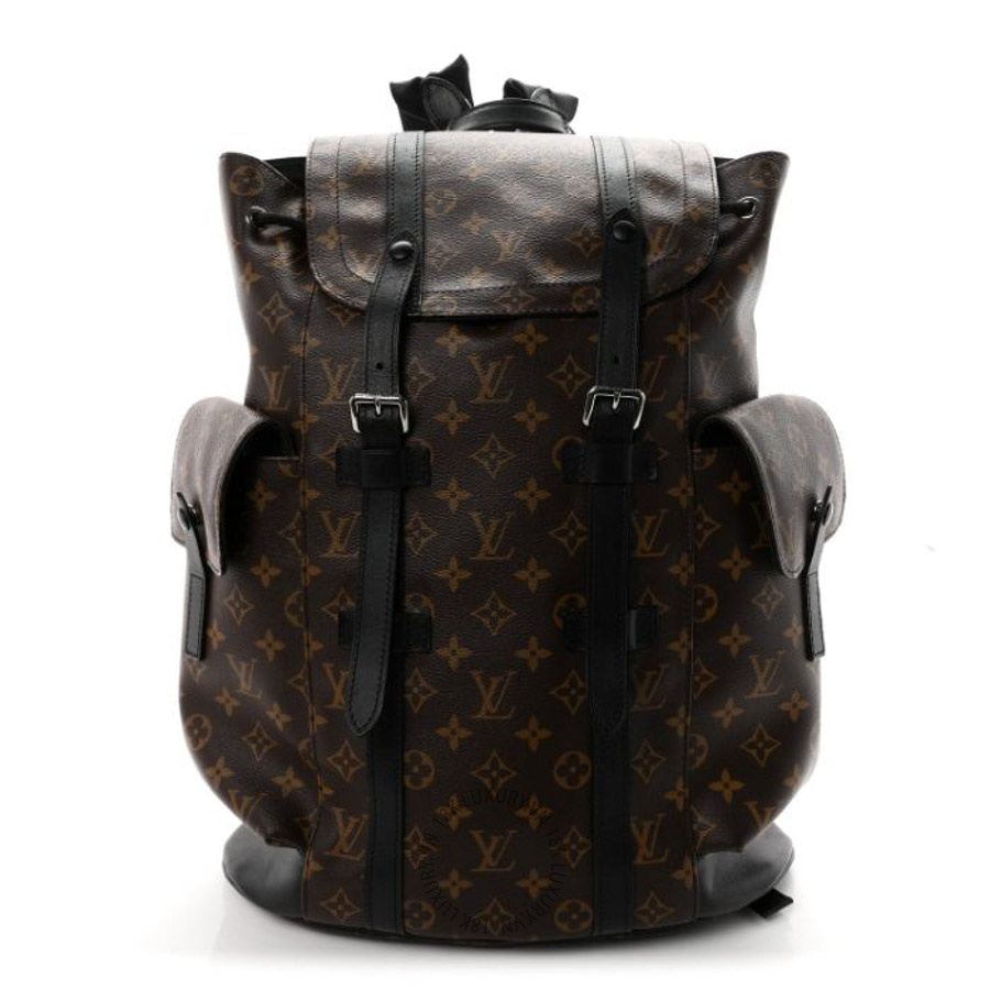 Balo Louis Vuitton Monogram Macassar Christopher PM Backpack QWE1260