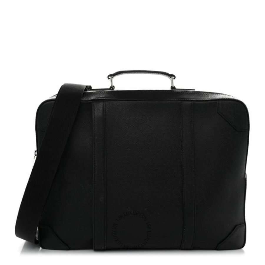 Balo Louis Vuitton Taiga Briefcase Black NSBD250