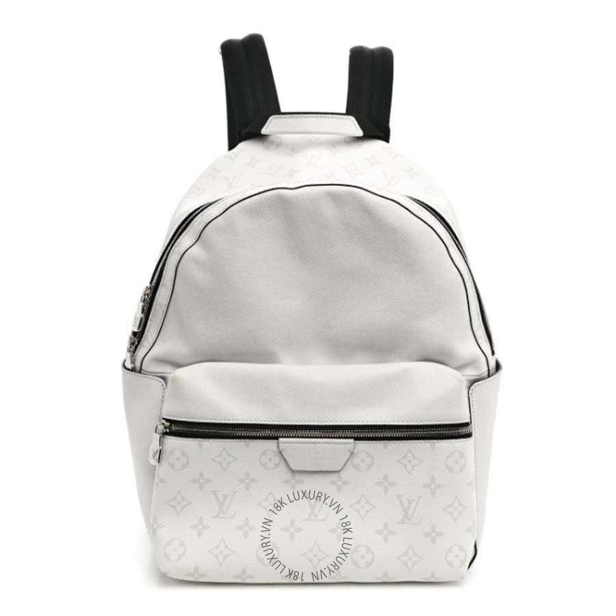 Balo Louis Vuitton Taiga Monogram Discovery PM White NSBD010