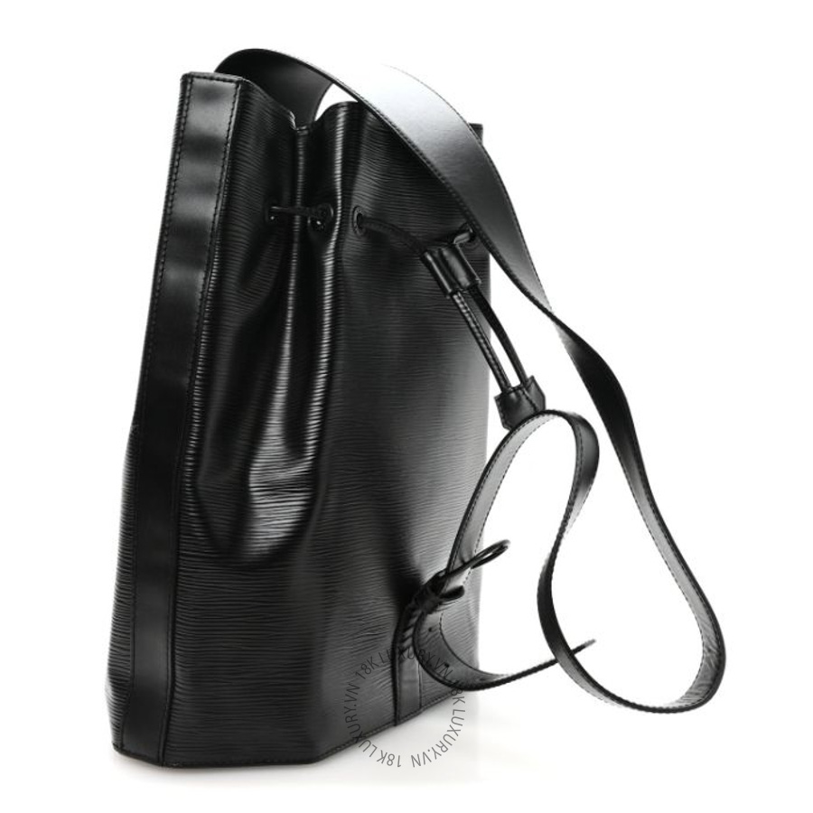 Balo LV Epi Sac a Dos Drawstring Bag Black FPNG1534