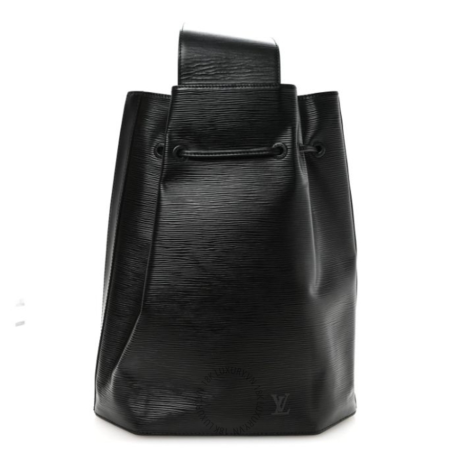 Balo LV Epi Sac a Dos Drawstring Bag Black FPNG1534