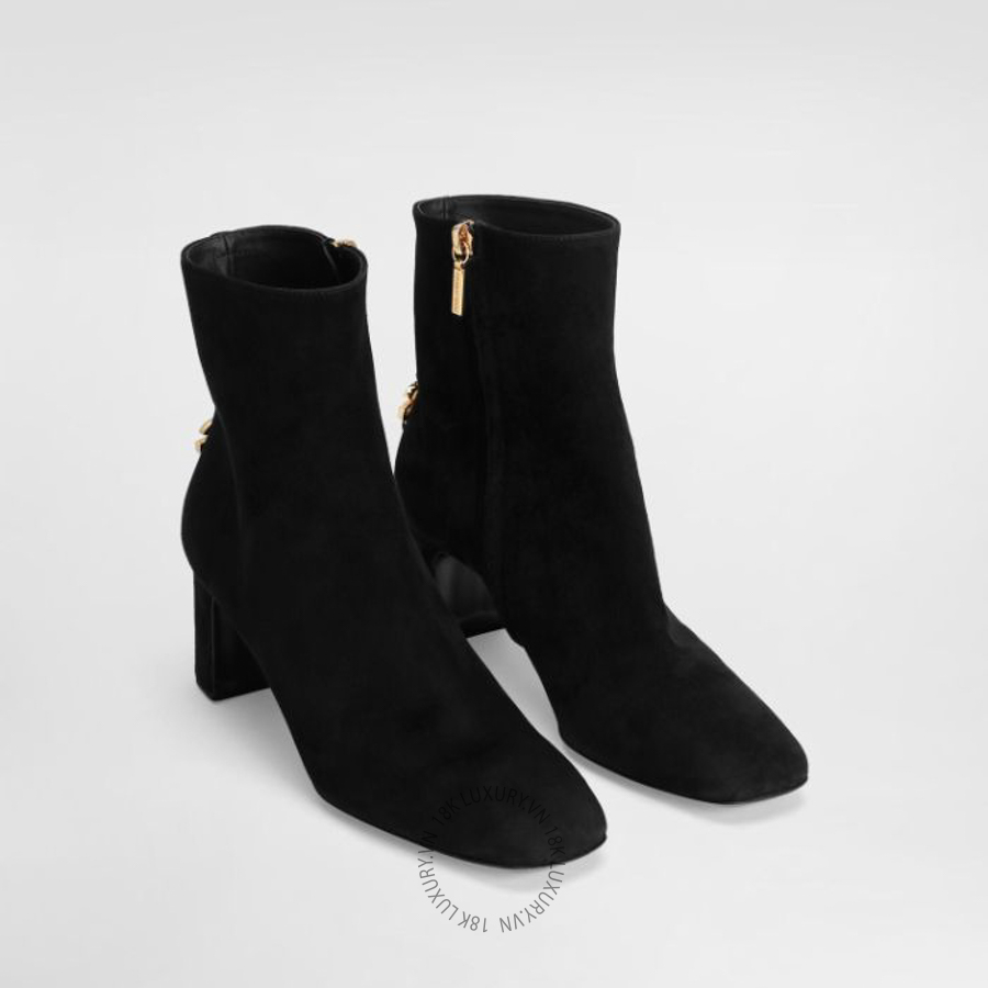 Boots cao gót Dolce Gabbana Suede ankle boot CT1092A127580999 NGDG095