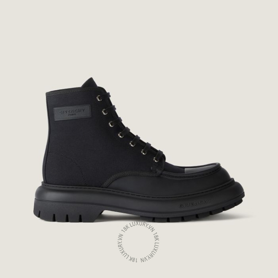Boots Givenchy Cargo desert boots in canvas and gum leather BH104CH1Y6-001 NDGT051