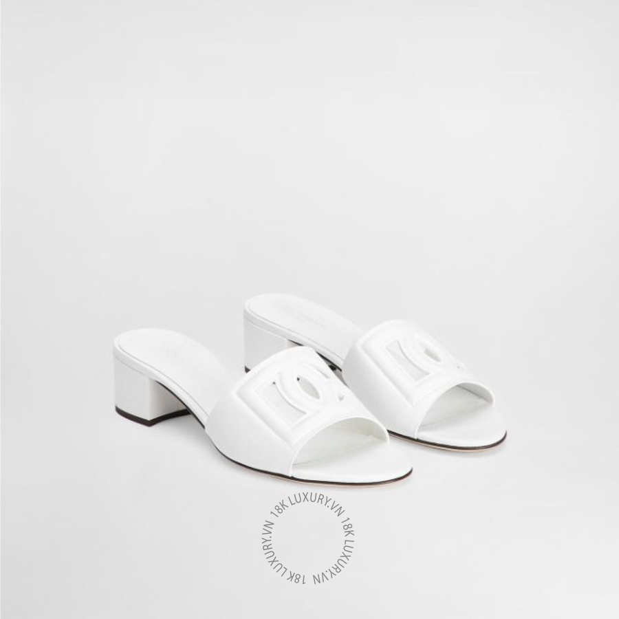 Dép cao gót Dolce Gabbana Calfskin mules CR1755AY32980001 NGDG041