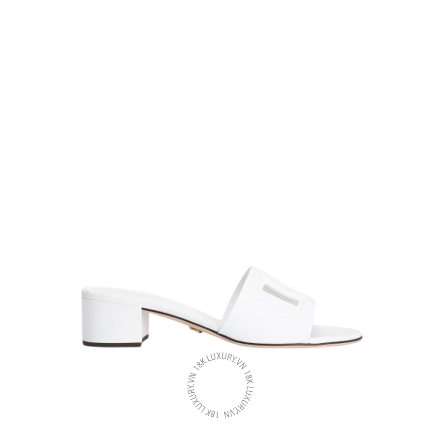 Dép cao gót Dolce Gabbana Calfskin mules CR1755AY32980001 NGDG041