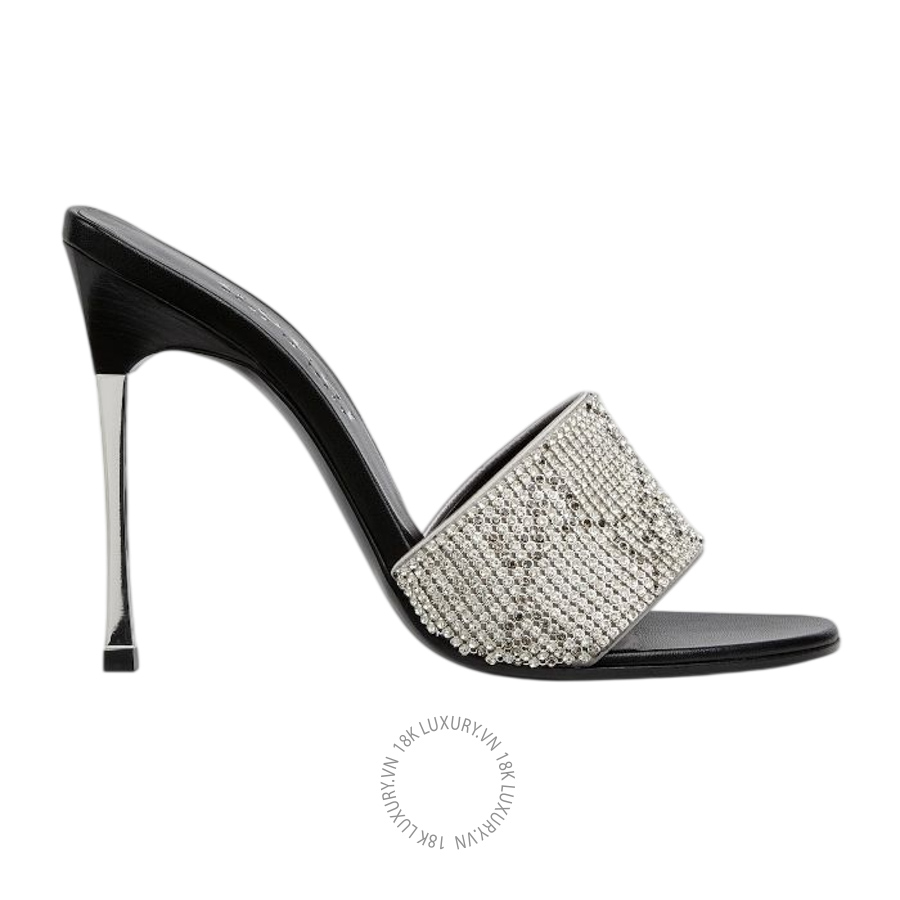Dép Cao Gót Gucci crystal Bombshell slide sandal 862787 FAFVJ 1543 GJK263