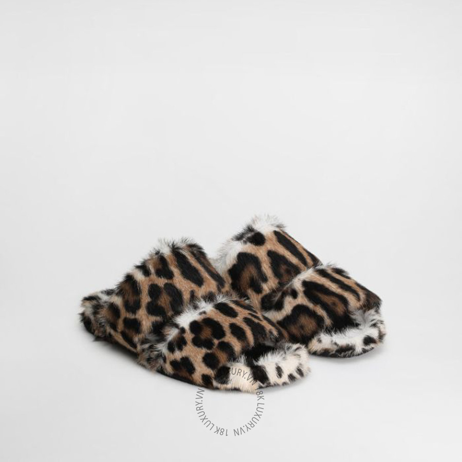 Dép quai ngang Dolce Gabbana Leo kid leather slides CQ0712A00818Z886 NGDG070