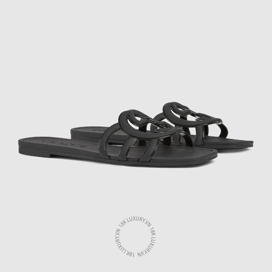 Dép Quai Ngang Gucci Interlocking G slide sandal 780307 J8700 1000 GJK006