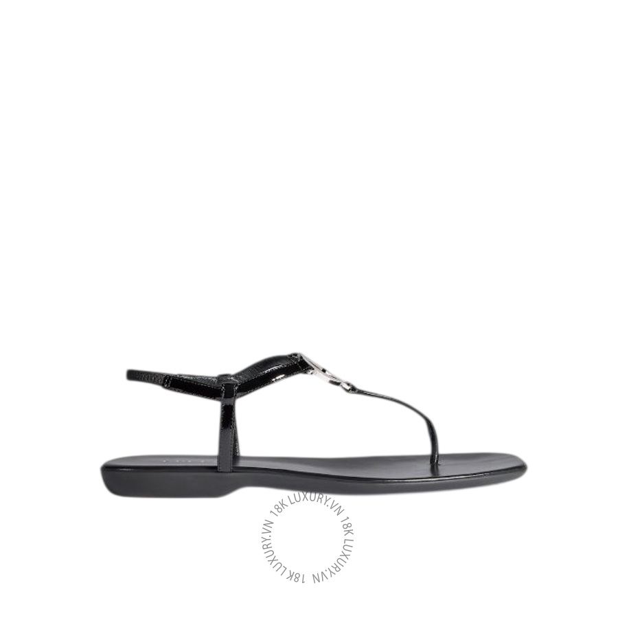Dép Sandals Xỏ Ngón Gucci thong with Interlocking G 874699 BKO40 1000 GJK068