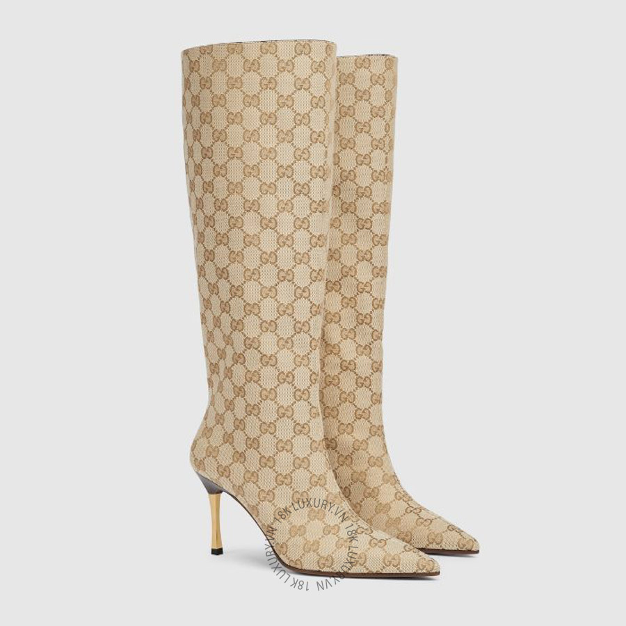 Giày Boots Cao Gót Gucci Bombshell 865623 FAFWD 9611 GJK278
