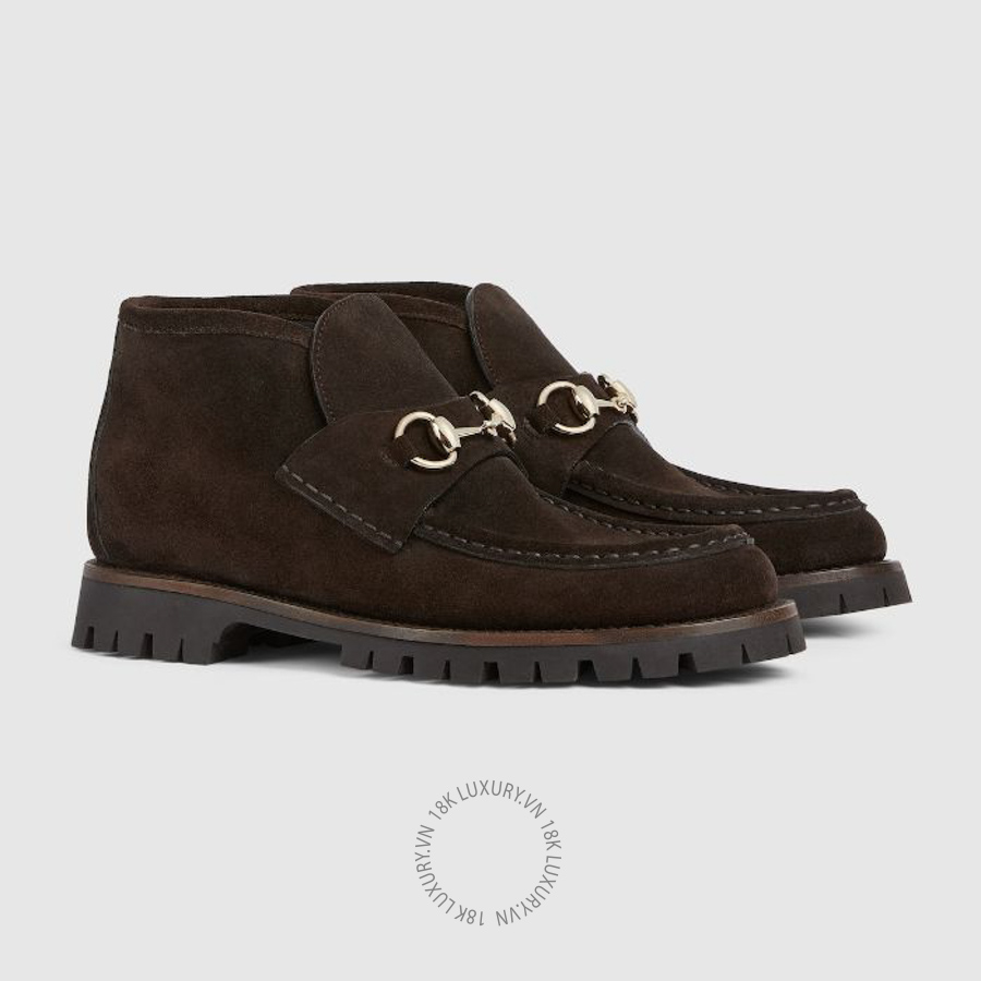Giày Boots Gucci ankle with Horsebit 764206 AADUN 2042 GJK240