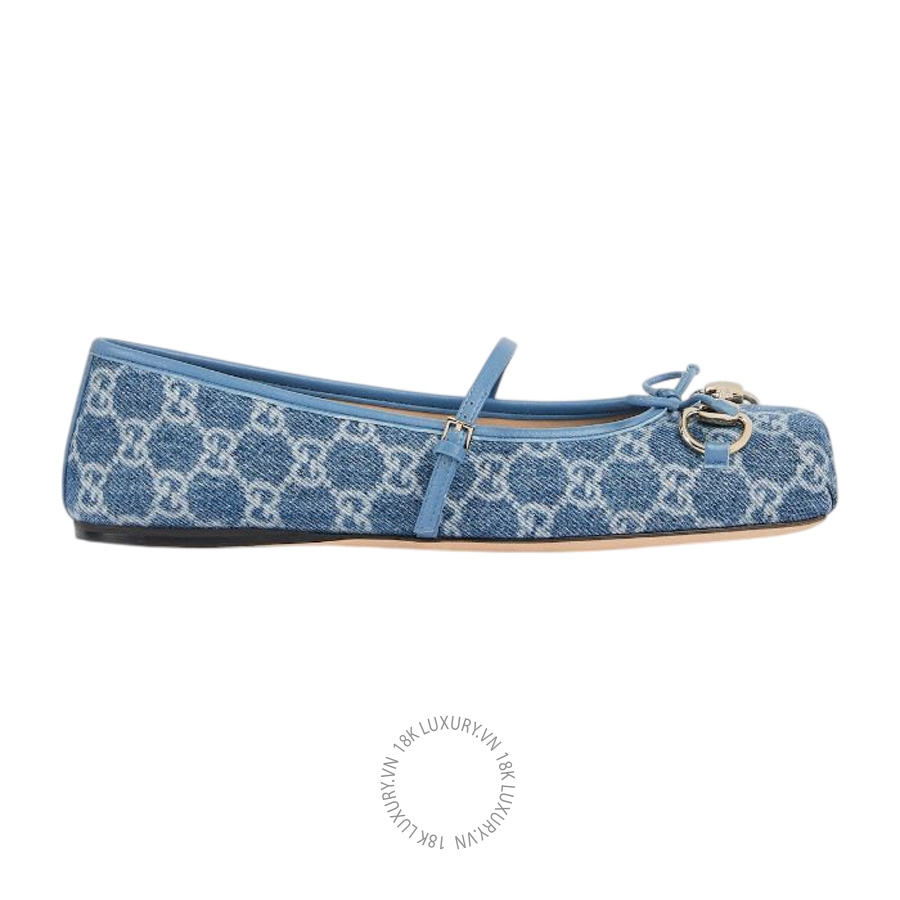 Giày Búp Bê Gucci Horsebit ballet flat 814321 FAFHR 4746 GJK026