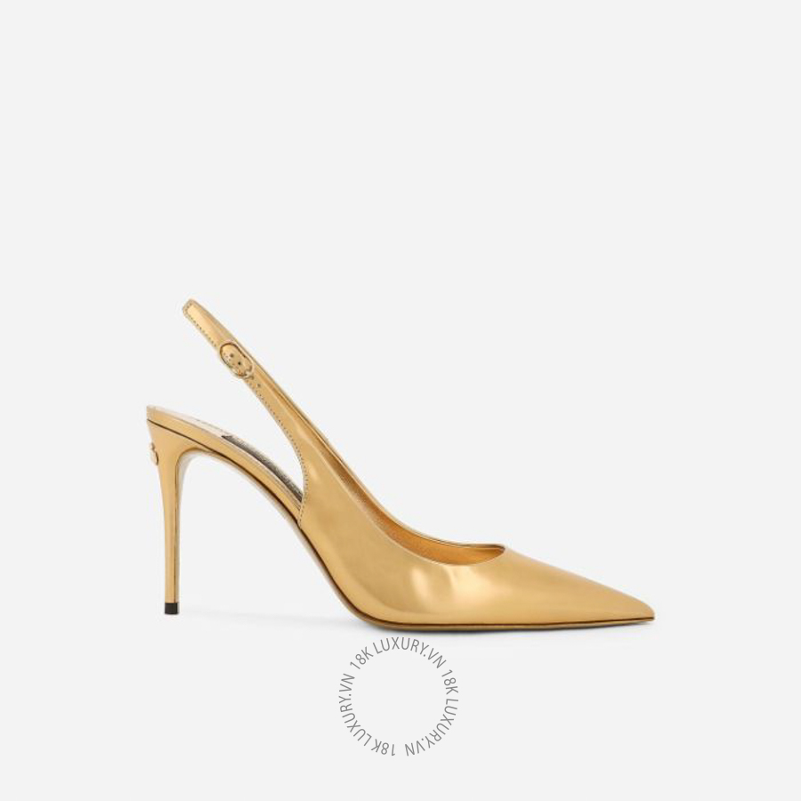 Giày cao gót Dolce Gabbana Calfskin slingbacks CG0791AY82889869 NGDG215