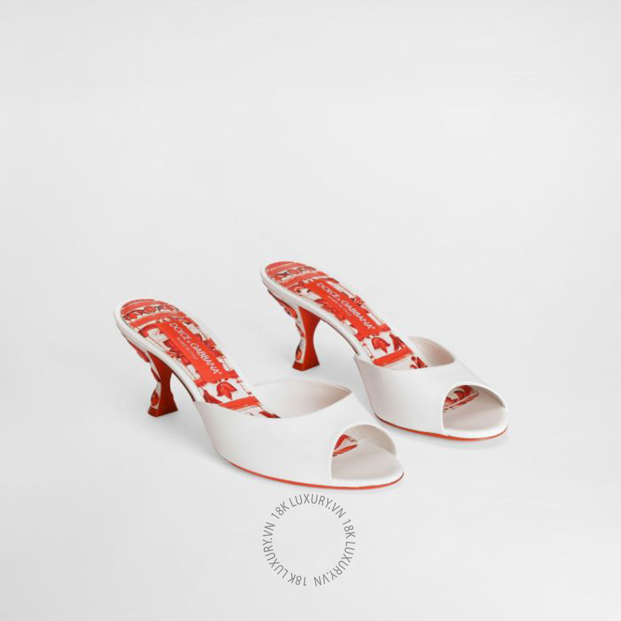 Giày cao gót Dolce Gabbana Mules in patent leather CR2030A072780002 NGDG036