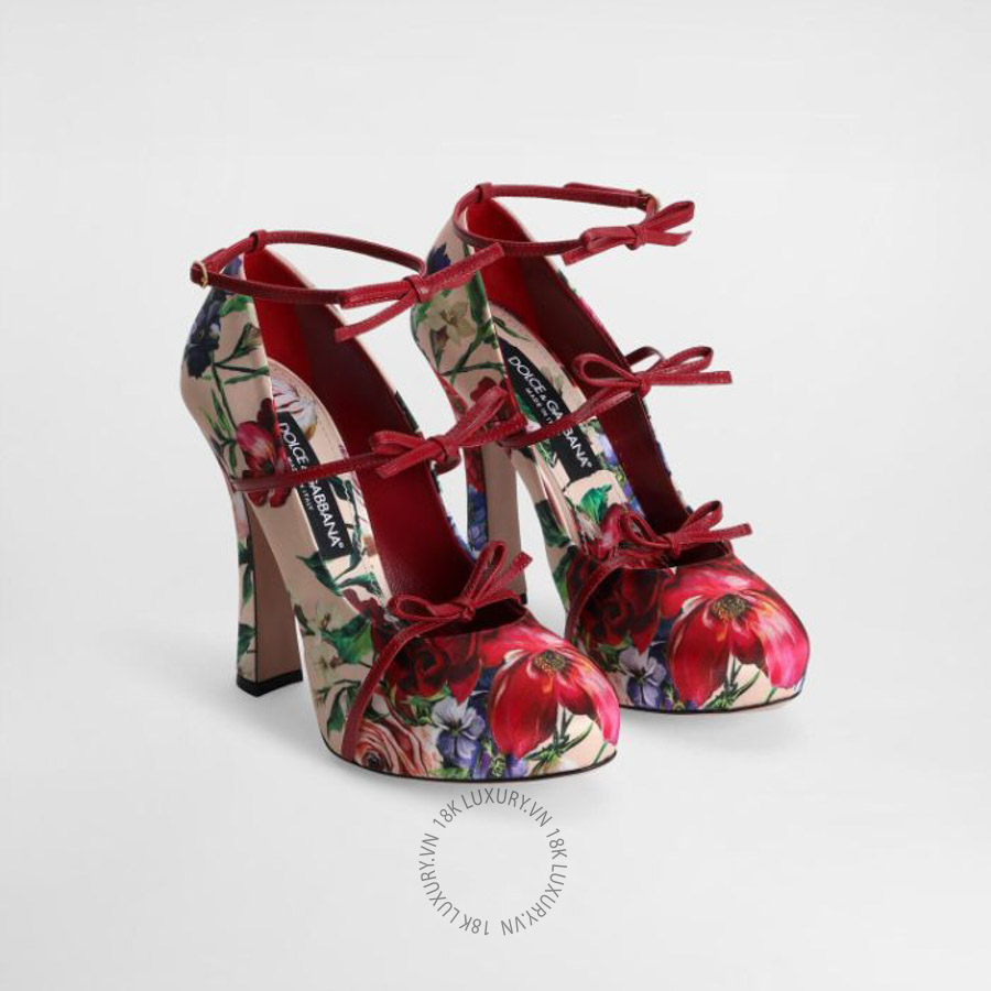 Giày cao gót Dolce Gabbana Satin pumps CD1944A9Q72H25PR NGDG166