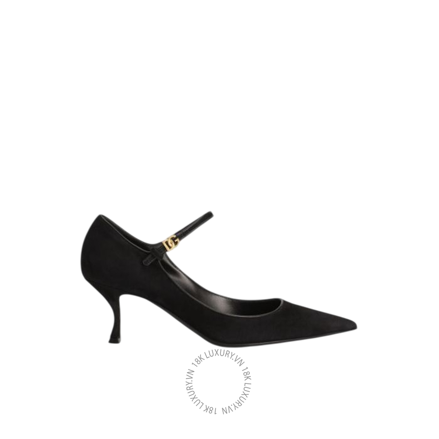 Giày cao gót Dolce Gabbana Suede and nappa leather pumps CD1964AQ1348B956 NGDG084