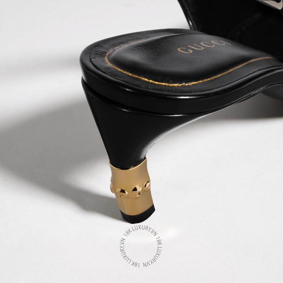 Giày Cao Gót Gucci Castello slingback 875395 AAE5J 1000 GJK168 18 Giày Cao Gót Gucci Castello slingback 875395 AAE5J 1000 GJK168