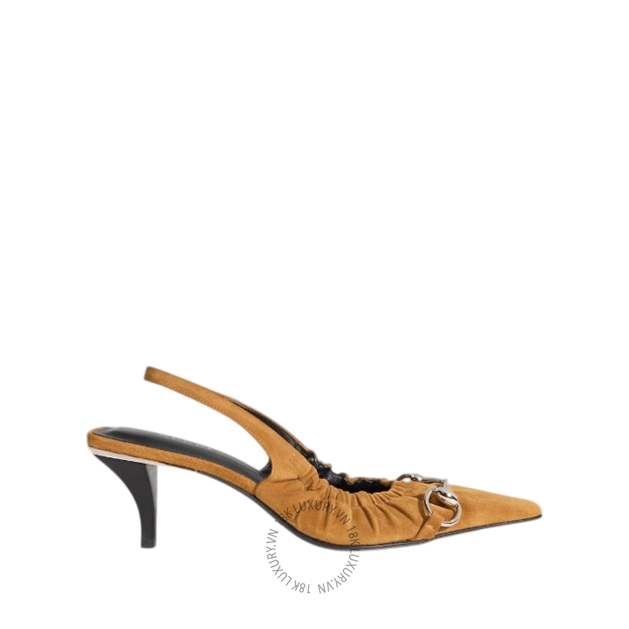 Giày Cao Gót Gucci Vittoria slingback with elastic A00663 AAG9A 2703 GJK189
