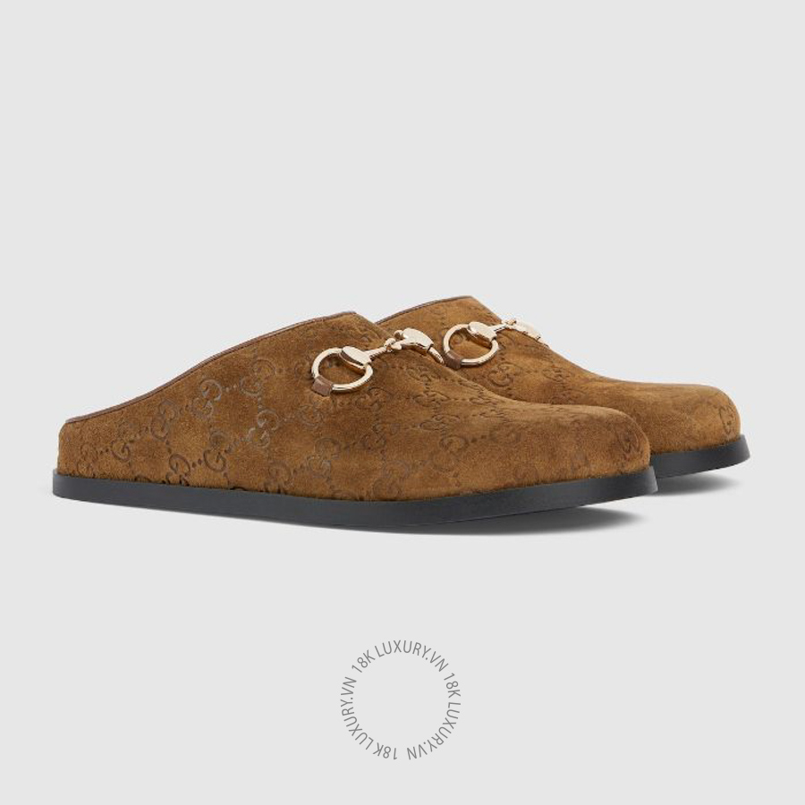 Giày Đạp Gót Gucci mule with Horsebit 855409 AAF53 2118 GJK017
