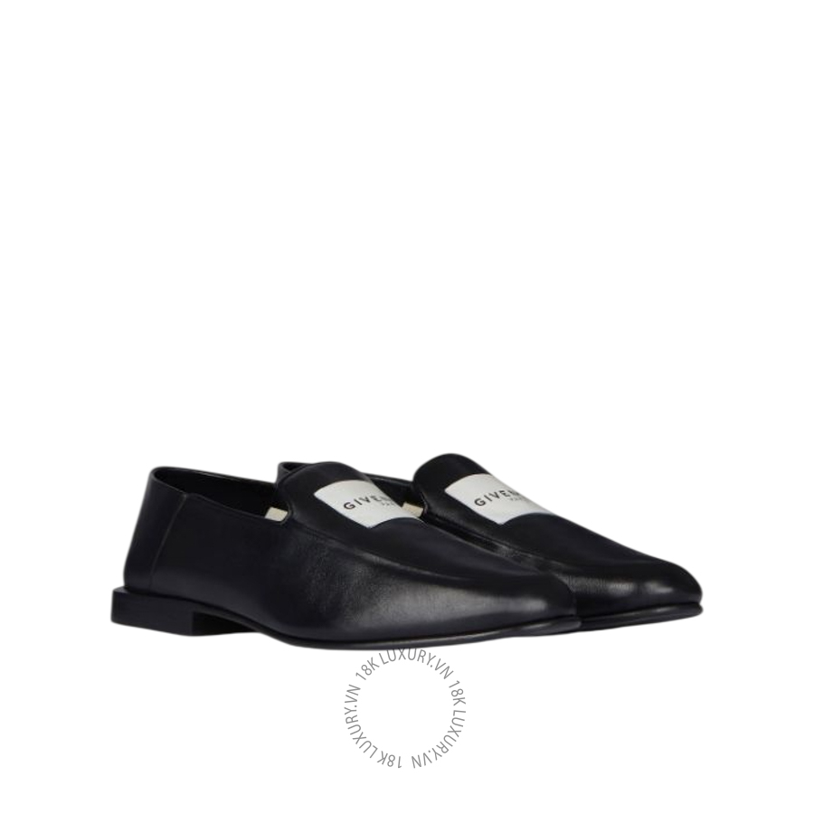 Giày loafer Givenchy label in shiny leather BH203DH1WV-001 NDGT044