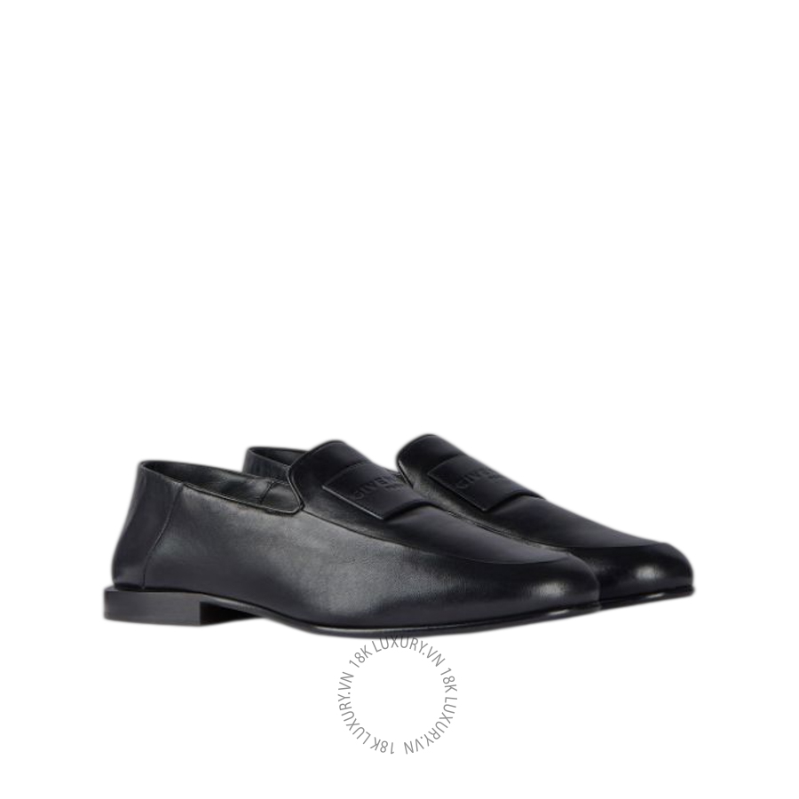 Giày loafer Givenchy label in shiny leather BH203DH1XD-001 NDGT048