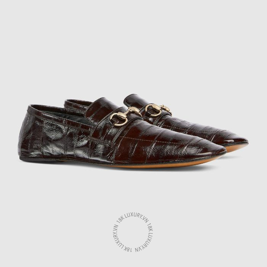 Giày Lười Gucci Men's Ragazzo eel loafer 862785 DKR00 2140 GJK442