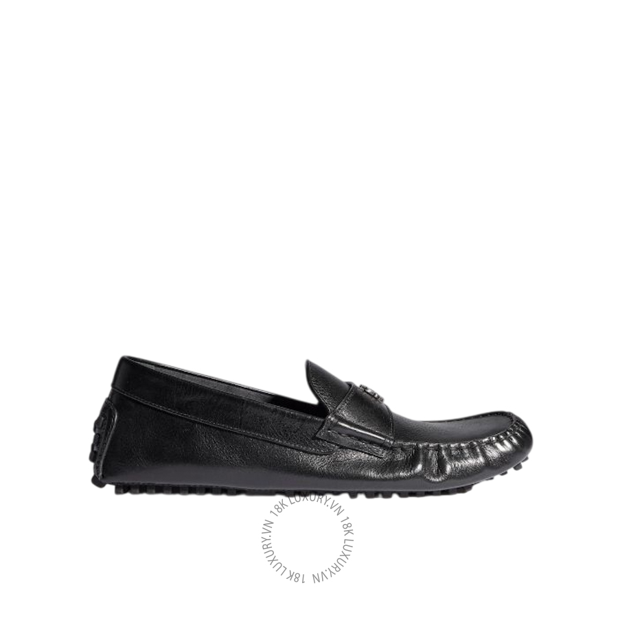 Giày Moca Gucci Men's driver with crest 876323 AAGG1 1000 GJK342