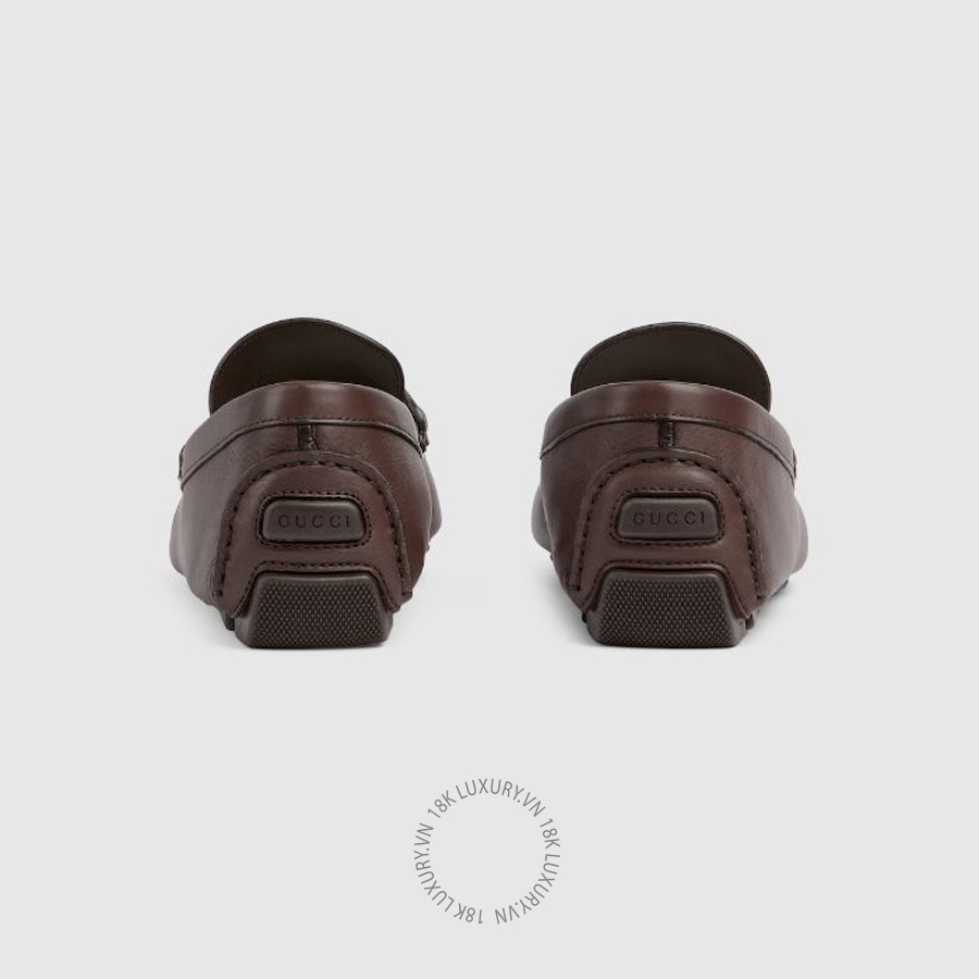 Giày Moca Gucci Men's driver with Web detail 854080 AAFU2 2152 GJK344 18 Giày Moca Gucci Men's driver with Web detail 854080 AAFU2 2152 GJK344
