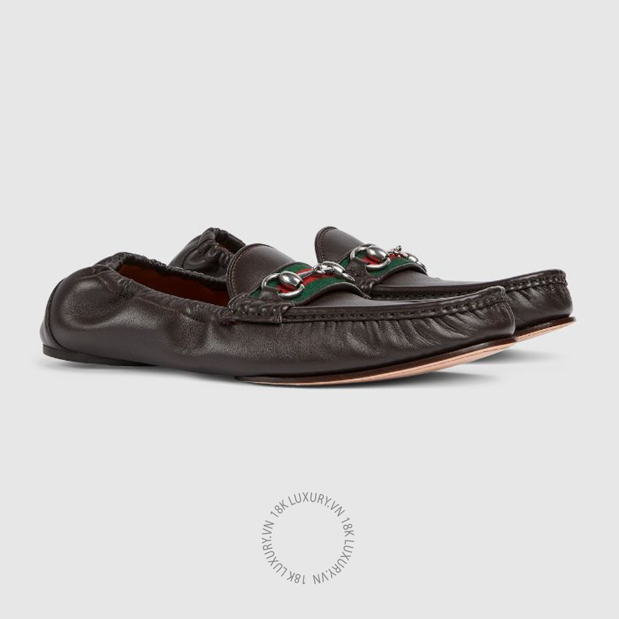 Giày Moca Gucci Men's Horsebit 1953 loafer 852065 AAFSE 2152 GJK308