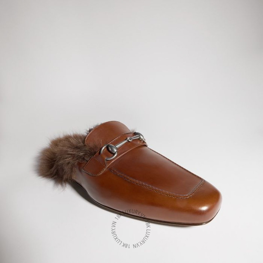 Giày Sục Gucci Men's slipper with Horsebit A006AZ AAG9G 2503 GJK414 19 Giày Sục Gucci Men's slipper with Horsebit A006AZ AAG9G 2503 GJK414