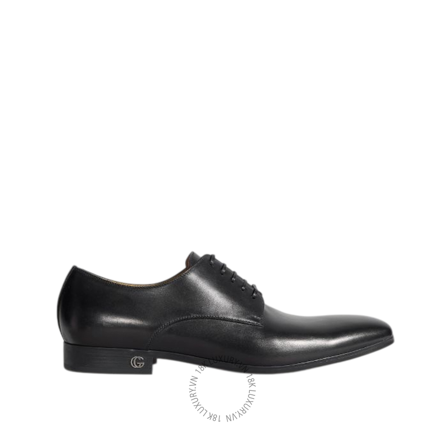 Giày Tây Gucci Men's lace-up shoe with Double G A006I3 BLM00 1000 GJK426