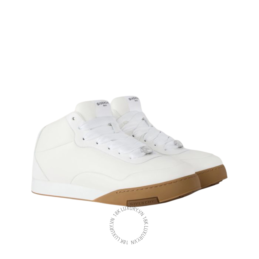 Giày thể thao Givenchy Puffy Yard mid-top sneakers in nappa leather BH00BEH1YC-100 NDGT050