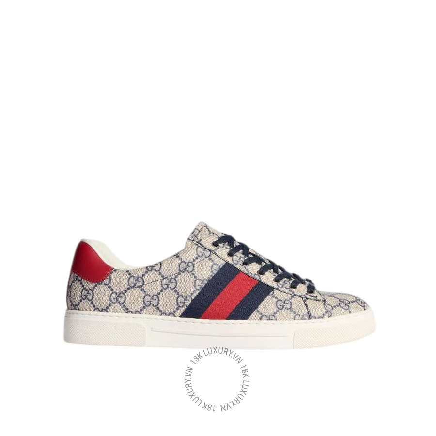 Giày Thể Thao Gucci Men's Ace sneaker with Web 760775 FACMZ 4049 GJK303