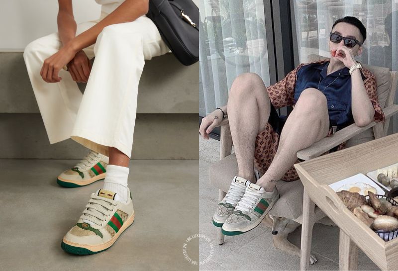 gucci son tung mtp Trong số những đôi giày Gucci từng được Sơn Tùng M-TP diện, Men’s Screener GG Sneaker là cái tên nổi bật nhất