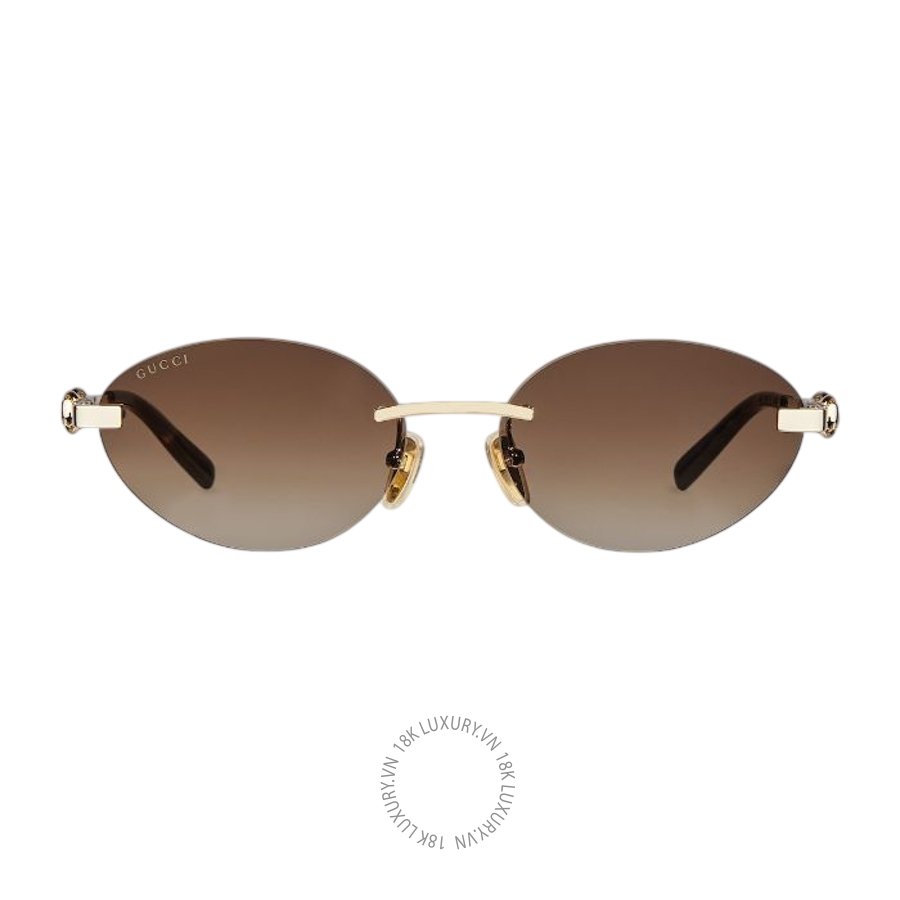 Kính Gucci Frameless oval sunglasses 851738 I3330 8023 GGK233