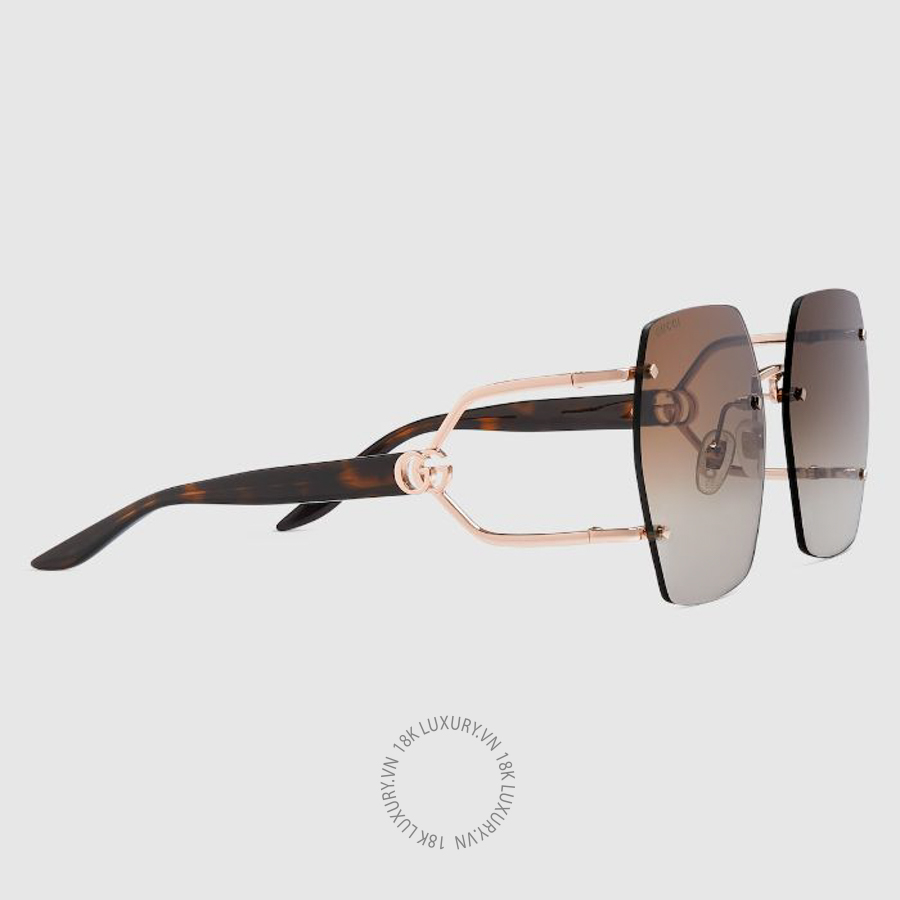 Kính Gucci Geometric frame sunglasses 778291 I3330 8023 GGK274
