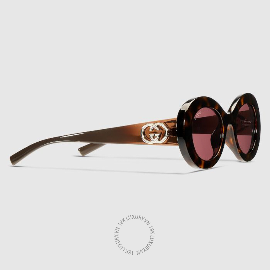 Kính Gucci Oval frame sunglasses 859512 J1691 2323 GGK124