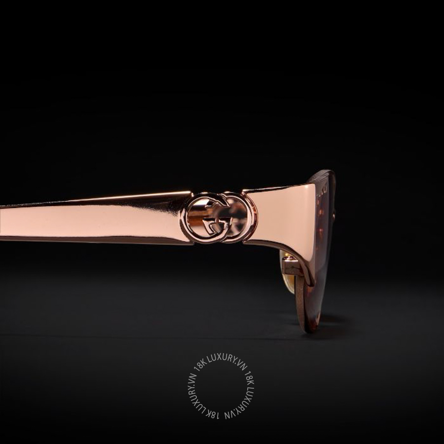 Kính Gucci Oval-frame sunglasses A000PJ I3330 8223 GGK216