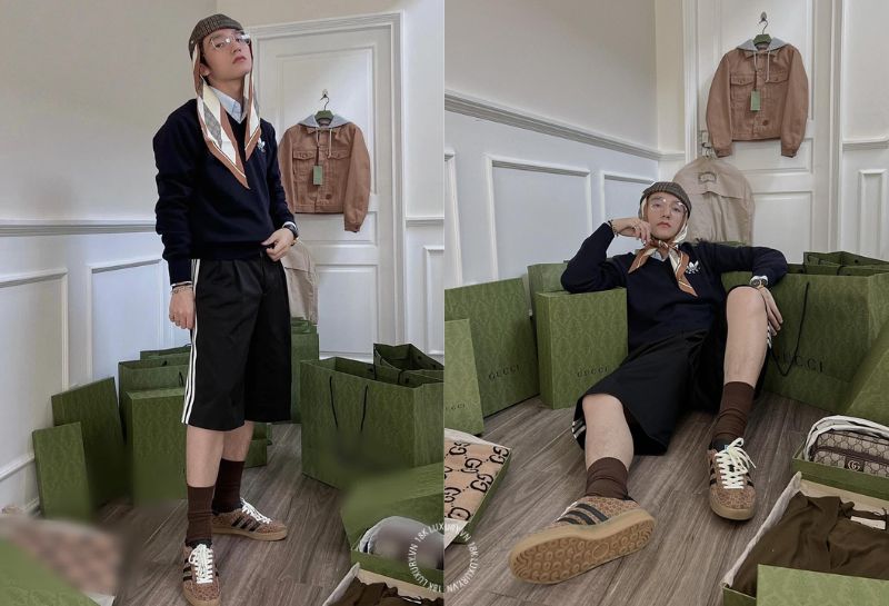 nhung mon do gucci son tung tung dien Kết hợp sản phẩm Gucci với phong cách Streetwear