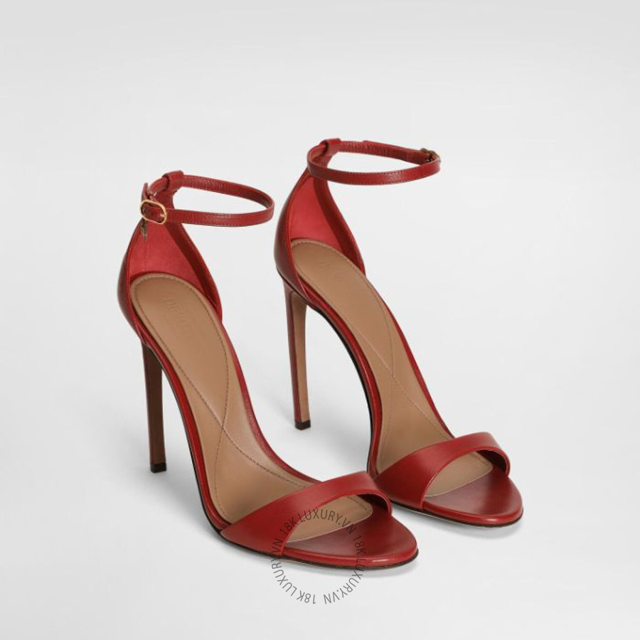 Sandal cao gót Dolce Gabbana Polished goatskin sandals CR1775A573883027 NGDG191