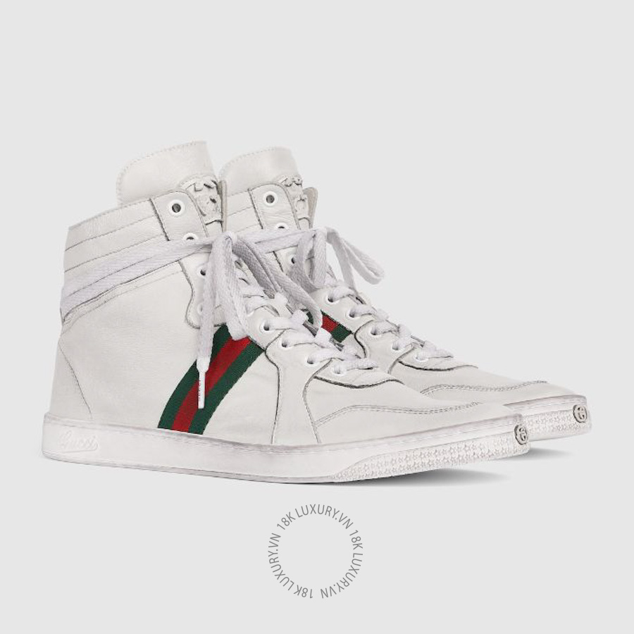 Sneaker Boots Gucci Men's Stretch high-top sneaker 864414 AAGFF 9099 GJK403