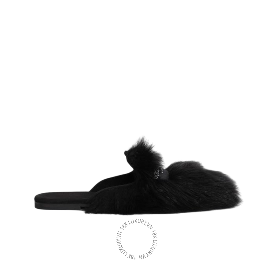Sục Dolce Gabbana Shearling and suede slippers CI0224A9Y9380999 NGDG068