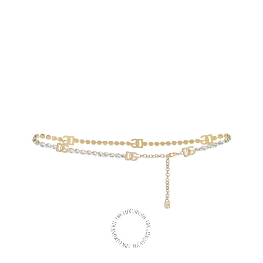 Thắt lưng Dolce Gabbana Belt with rhinestone embellishment and logo WLO4S2W1111ZOO00 NTLD006