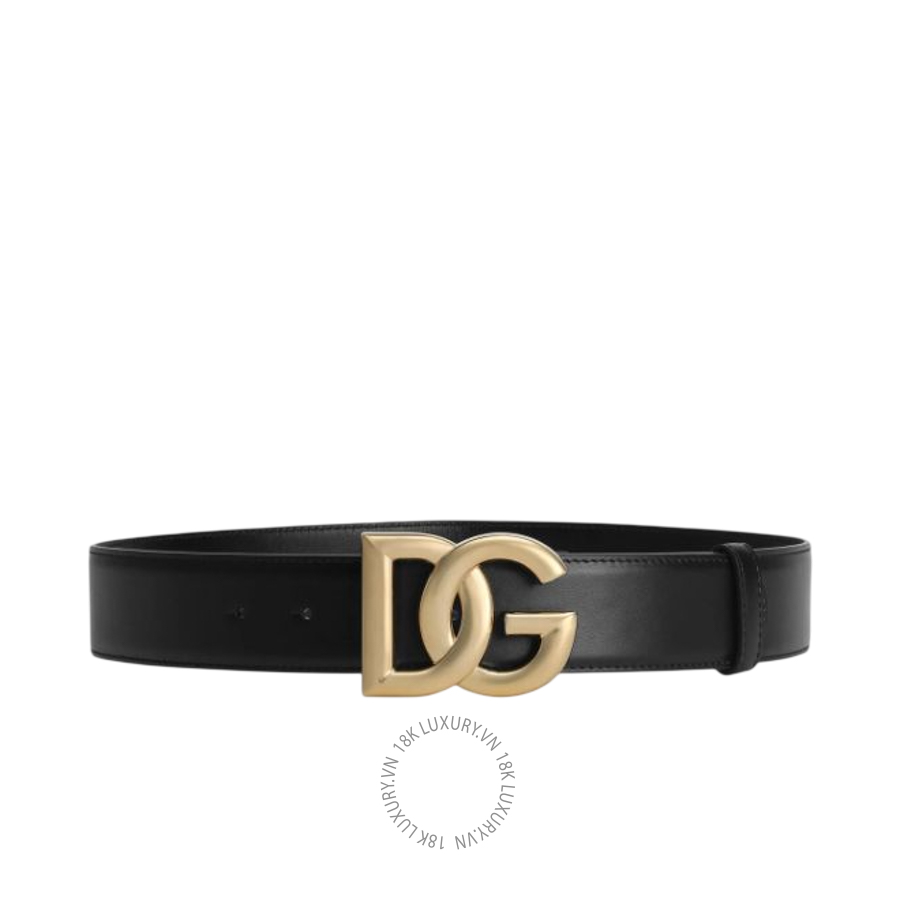 Thắt lưng Dolce Gabbana Calfskin belt with DG logo BE1446AW57680999 NTLD001